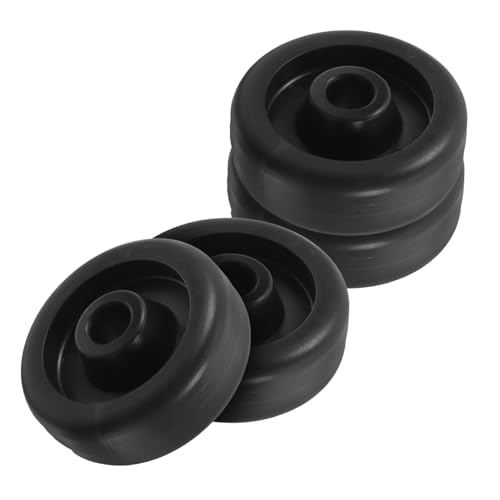 Alipis 4 Piezas Ruedas de Repuesto para Equipos Fitness de Rodillos Resistentes para Bicicletas y Cintas de Correr Accesorios para Gimnasio Casa Material Duradero para Uso Continuo