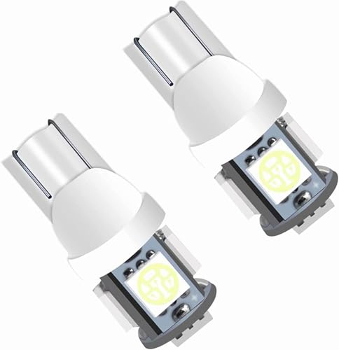 Paquete 10 Bombillas LED T10 194 168 Para Panel Vehículo miniatura 4