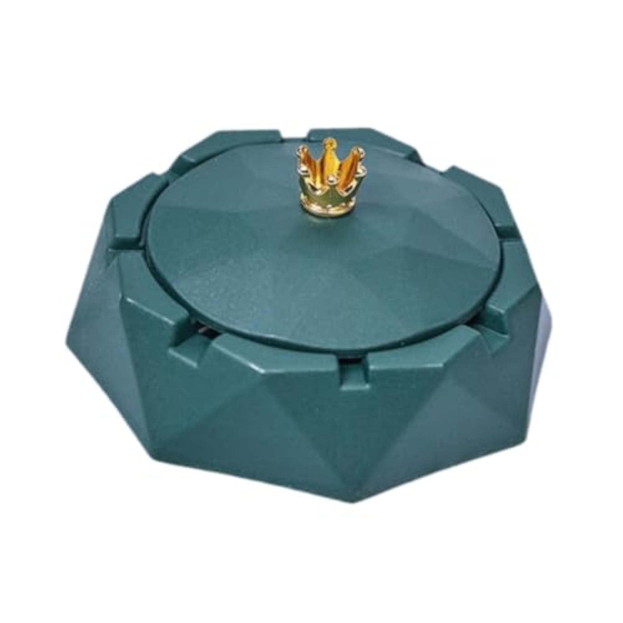 Large Capacity Desktop Ashtray with Lid