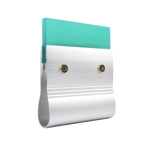 T&F Rascador de Tinta de Aluminio para impresión de Pantalla(Square-Cut, 10cm)