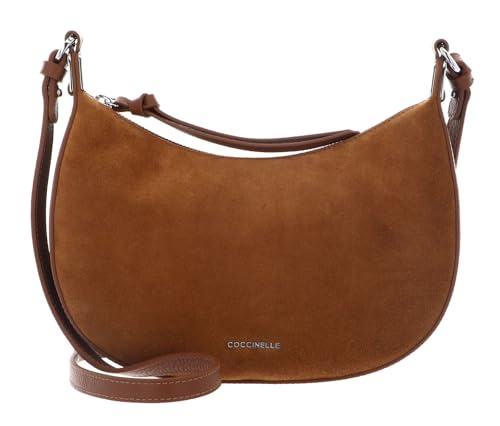 Bolso bandolera Coccinelle Fujiko de piel premium y ante con acabados finos