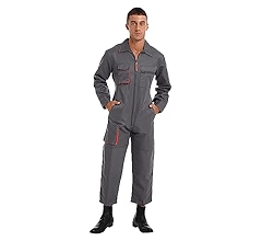Amazon.com: ranrann Men's Long Sleeve Zip-Front Coveralls