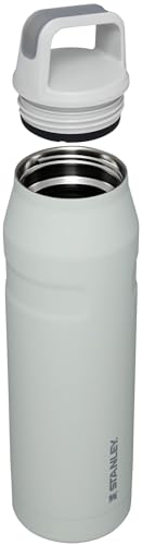 Image of Stanley IceFlow Cap and Carry Water Bottle | Wide Mouth Twist Lid | Lightweight & Leakproof for Travel & Sports | Insulated Stainless Steel | BPA-Free