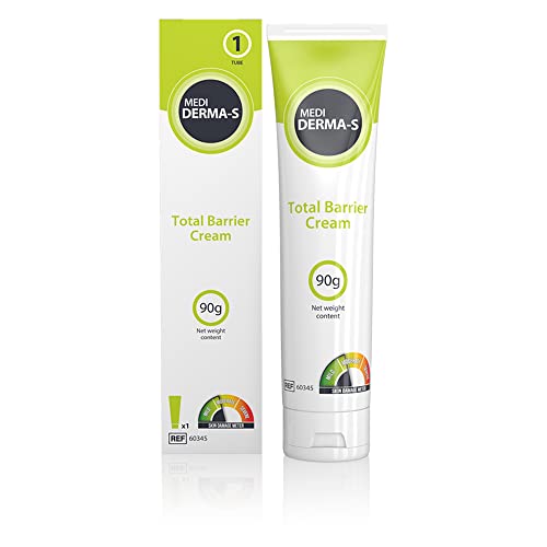 Medi Derma-S Barrier Cream Tube 90g for Gentle Barrier Protection on Intact Skin or for Mild Skin Damage-for Use During Episodes of Incontinence