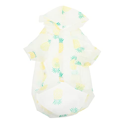 SUPVOX Dog Sun- Hoodie Puppy Summer Clothing Breathable Pet Apparel for Dogs Cool Stylish Red