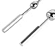 Kutocesy BDSM Edelstahl Penis Plug Harnröhren Sounding Dilator Kleine Männliche Harnröhre Stimulation Masturbation Spielzeug Bar (S)
