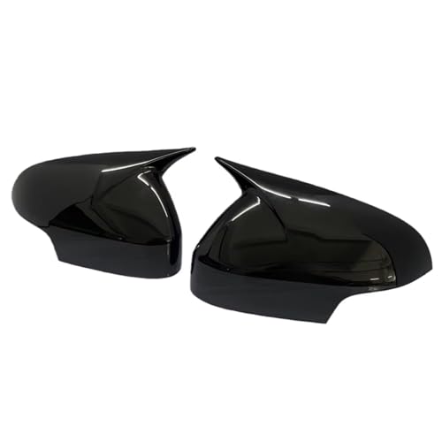 Couvercle de rétroviseur pour Volvo S60 2005-2009 et S80 noir brillant
