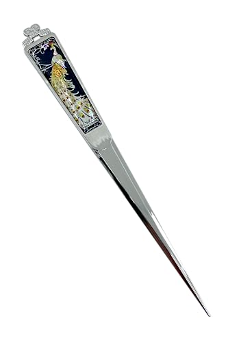 Decorative Envelope Paper Letter Opener with Mother of Pearl Antique