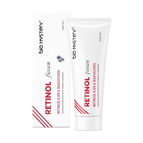 Image of Retinol 0.05 Fusion Cream with Bakuchiol Vitamin A for Fine Lines, Sun Spots, Anti-Aging - 40 Gram / 1.41 Oz