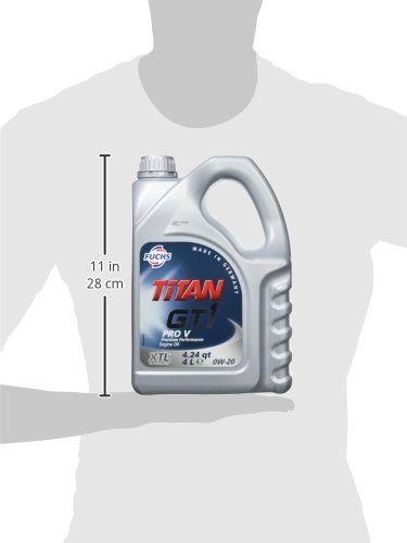 Amazon | フックス エンジンオイル TITAN用 GT1 PRO V SAE 0W-20 5L