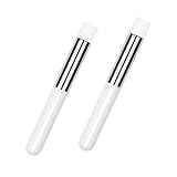 LOORGVEL 2stücke Lippenpinsel Aus Kunstfaser Für Damen Concealer-pinsel Lippenstift-verwischpinsel Applikator Für Lippencreme Lippenbalsam Lipgloss Lidschatten Geeignet Für Kosmetikladen Un