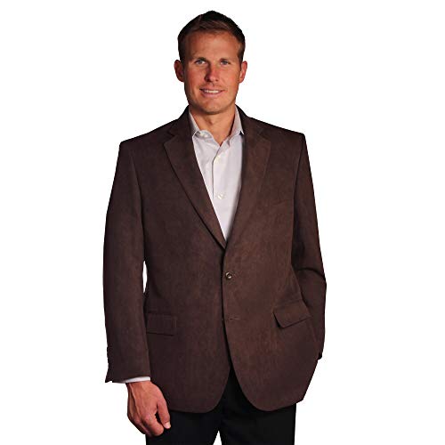 Microfiber Suede-Touch Blazer