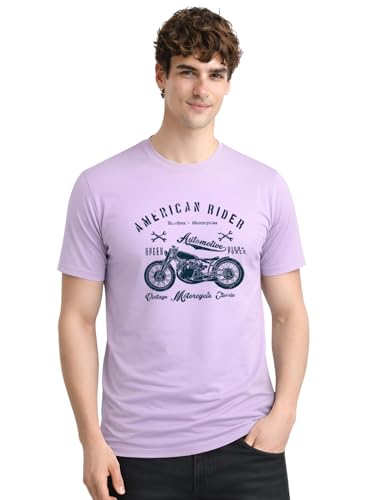 T-shirt de motard 100 % coton ADRO coupe régulière beige doux