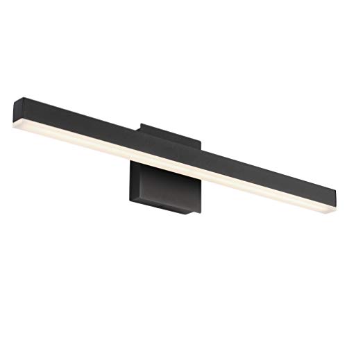 Aipsun 23.6 inch Modern Black Vanity Light LED Black Bathroom Vanity Light Fixtures Black Wall Light for Bathroom (Natural White 4000K)