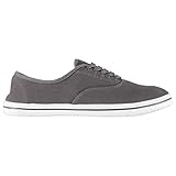 Fashion style Slazenger Zapatos de lona para hombre con cordones texturizados carbón, color Gris, talla 49 EU