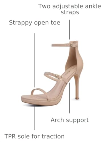 Image of CELLENZ Stiletto Women High Heels: 4.3 Inch Sexy Heel Wear Comfortable | for Formal Dressy Occasion Birthday Night out Wedding Dancing