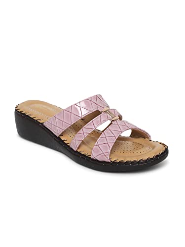 Image of TRASE Women's Flip-Flops & Slippers | Doctor Ortho Comfortable Chappal for Women & Girls | Light weight, Soft Footbed, Comfortable & Stylish | Diabetic & Orthopedic Footwear, Good for Knee & Foot Pain