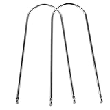 Ipetboom Outil de Démontage en Métal Solide de U pour Clés Spéciales Autoradio, Lot de 2 Pièces, Compatible Installation et Retrait Rapide de Systèmes Audio de Voiture, Kit Démontage