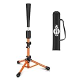 ALLVANA Adjustable Baseball Hitting Tee for Softball - Youth T-Ball Stand Ages 3-12 with Tool-Free Height, Multi-Surface Stability, Durable Baseball Training Equipment