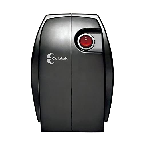 Estabilizador Coletek Bem Ligado ES-300VA-BM Preto, Tensão nominal de entrada 115/220V bivolt manual