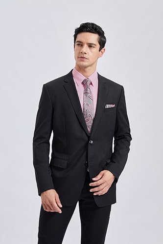 Image of HISDERN Mens Dress Shirt with Tie Pocket Square Set Classic Button Down Shirt Matching Tie Long Sleeve Shirts