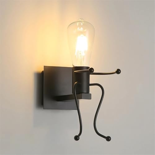 Lámpara de pared moderna para cocina y dormitorio con diseño industrial vintage
