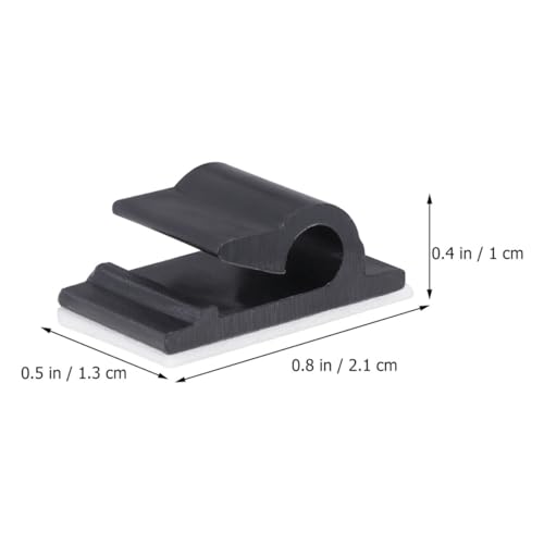 Clips sujeta cables BETOOKY autoadhesivos de doble cara para oficina 3