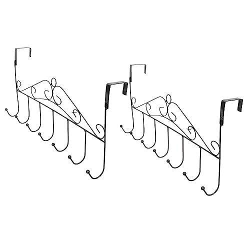 SOLUSTRE 2Pcs Porta Gancio Sopra la Porta
