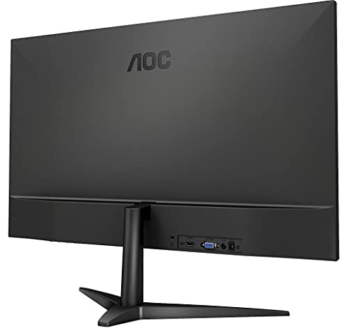 AOC 24B1H 24" Full HD 1920x1080 Monitor, 3-Sided Frameless, VA Panel, HDMI/VGA, Flicker-free - Thumbnail 5