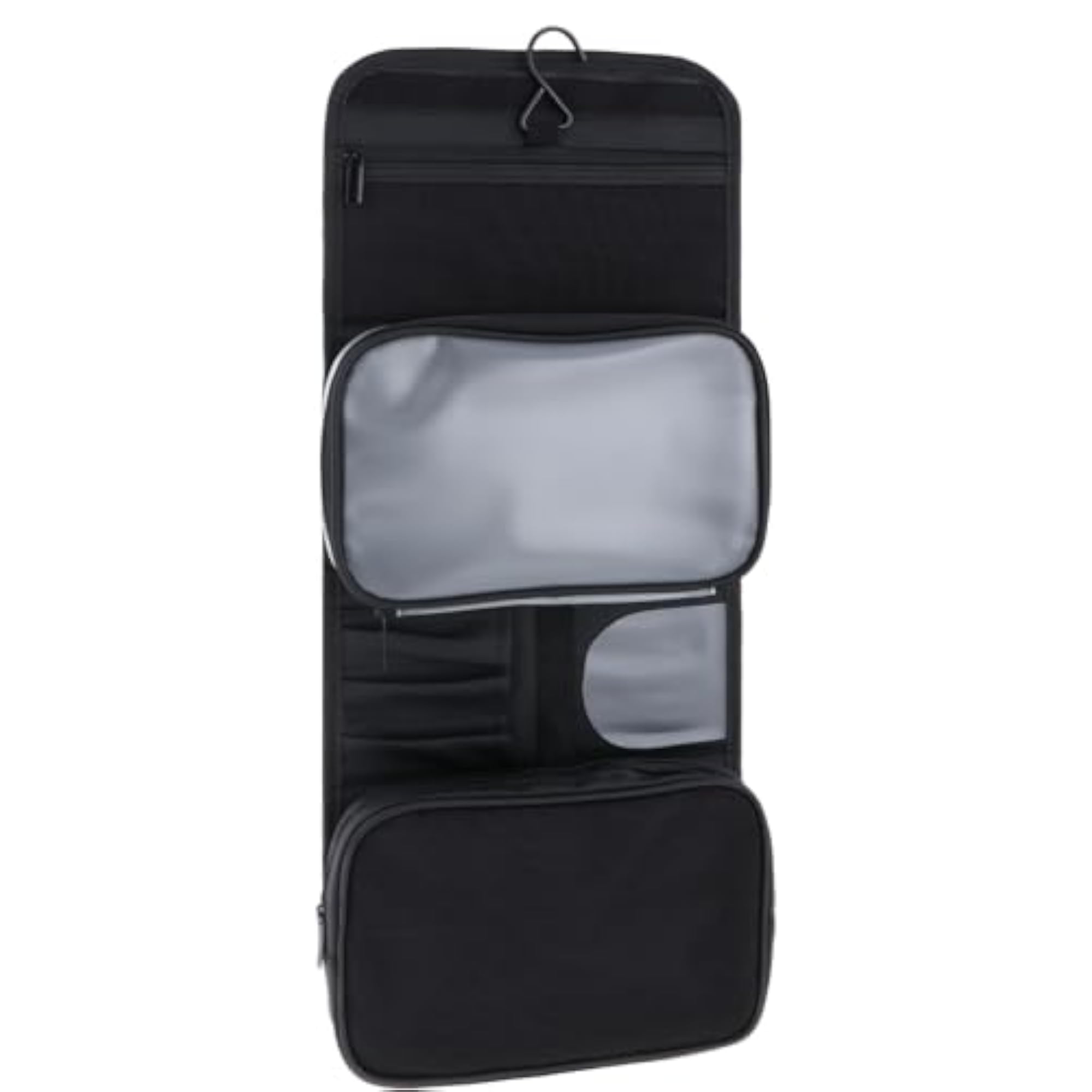 Cosmetic Storage Pouch Travel Toiletry Bag, Black
