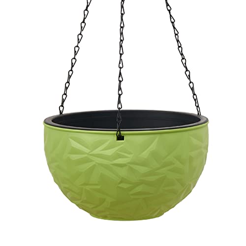 Pumpumly Round Hanging Plant Planters - Dimond Mirrord Hanging Disco Ball Planter,Plastic Hanging Flowerpots,Modern Indoor Outdoor Hanging Basket,Hanging Flower Pots for Home Office