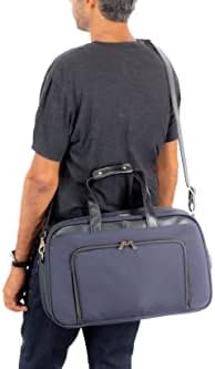 Nomad Lane Bento Bag - Duffel Bag Suitcase, Lightweight Travel Bag, Multiple Carrying Options and Pockets (Navy w/ Bronze Zipper) 6 Nomad Lane Bento Bag - Duffel Bag Suitcase, Lightweight Travel Bag, Multiple Carrying Options and Pockets (Navy w/ Bronze Zipper)