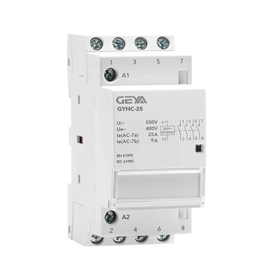 Contacteur automatique AC 230V 25A 2NO2NC pour piloter les heures creuses