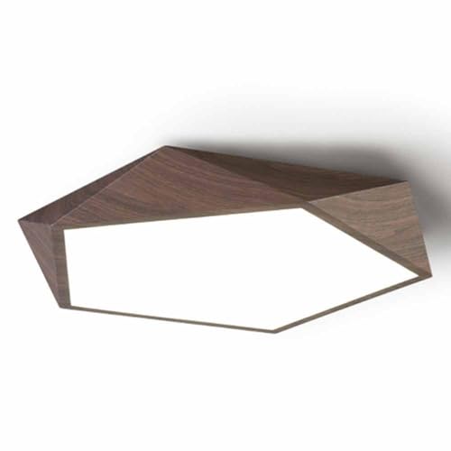 Luminaire LED japonais en métal géométrique avec panneau plat 6000k super clair
