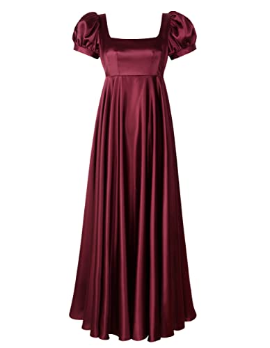 Amazon.com: Regency Dresses for Women Bridgerton Dress Jane Austen Ball Gown  Empire Waist (Burgundy, US4) : Clothing, Shoes & Jewelry