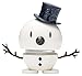 Produktbild Hoptimist - Skandinavisches Design - Weihnachtsfigur - Snowman - Höhe 8 cm - White/Blue - Geschenkidee