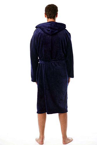 #followme Ultra Soft Velour Robe Robes for Men 46904-NVY-XL Navy4