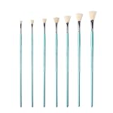 XBTGS Fächerpinsel für Aquarell, Ölgemälde, Pinsel, Fischschwanz-Verpackung, grau, wie abgebildet