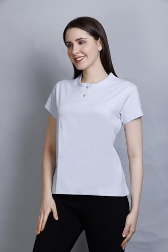 Image of CUPID Women Comfortable Cotton Round Neck Half Sleeve Casual T-Shirt, Sleep, Night, Yoga, Daily Gym n Lounge Wear Short Tee /Top for Girls