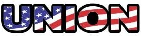 (3) Union Us Flag Funny Hard Hat/Helmet Stickers
