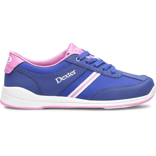 Image of Dexter Women's Dani Bowling Shoes Purple /Pink - Universal Slide Soles - Made for Both Left and Right Handed Bowlers - Athletic Fit - Lightweight