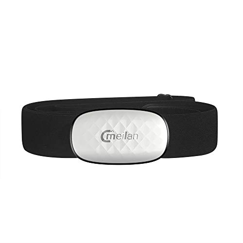 MEILAN C5 Bluetooth/ANT + Heart Rate Monitor Chest Strap Fitness Running Wireless for Cycling IPX5 Waterproof Compatible with Garmin/iPhone/Apple Watch/Workout Devices - Thumbnail 4