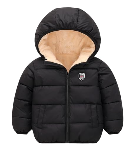 Maeau Winterjacke mit Kapuze Baby Mädchen Jungen Steppjacke Daunenjacke...