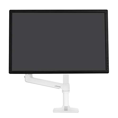Image of Ergotron - LX Monitor Arm, Single Monitor Desk Mount - fits Flat Curved Ultrawide Computer Monitors up to 34 Inches, 7 to 25 lbs, VESA 75x75mm or 100x100mm - Tall Pole, White