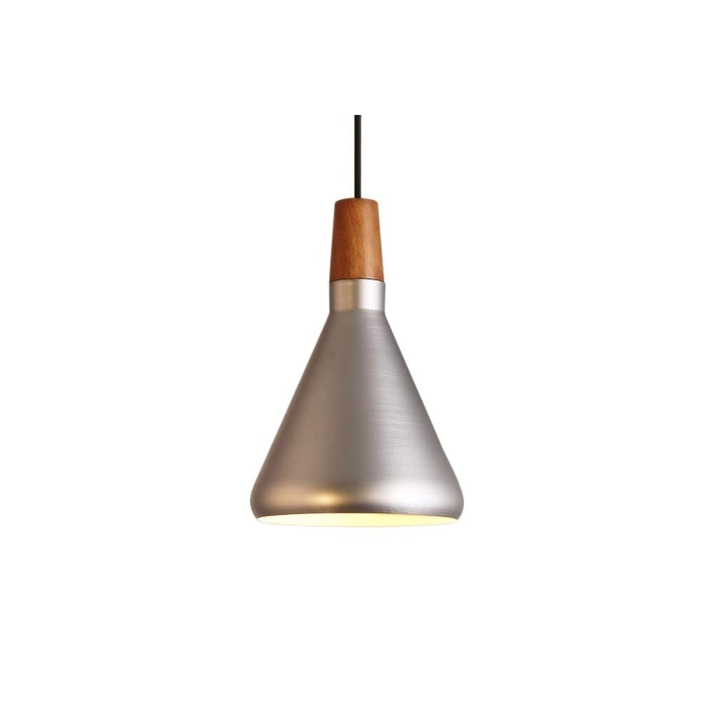 Suspension pour la chambre salon moderne luminaire plafond métal argent 39cm