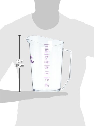 Jarra medidora de 4 qt Cambro 400MCCW441 miniatura 4