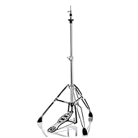 Vaisoeny Hi-Hat-Ständer, Stativunterstützung, höhenverstellbar von 23,6 bis 39,3, doppelstrebiger High-Hat-Ständer mit verbreiterten, rutschfesten Gummifüßen(V-CC-YQ06)