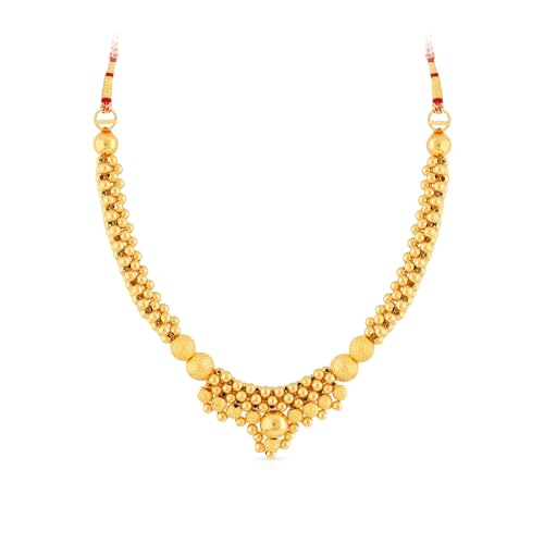 Malabar Gold & Diamonds 22k Gold Necklace for Women | Traditional...