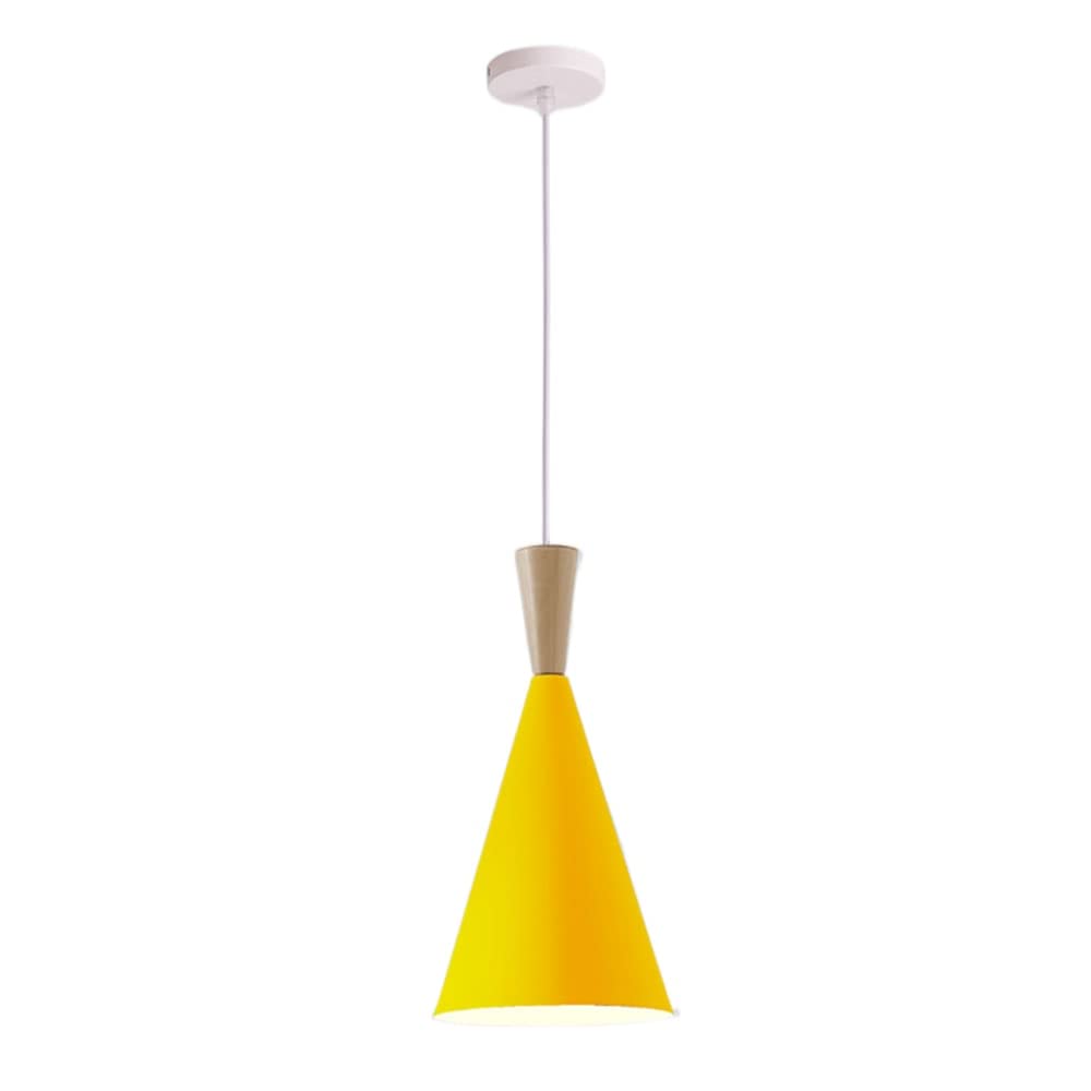 STVDEDG 1-Pack Modern Macaron Chandelier Shade Flush Mount E27 Single Head Hanging Light Industrial Personalized Pendant Lamp Porch Aisle Decoration Lighting Fixtures for Loft Coffee Kitchen Island