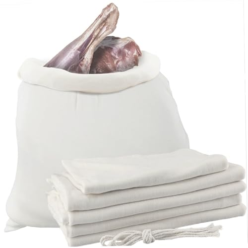 Bolsas de caza de alce elásticas para carne kit de 6 piezas de 12x48 y 12x28 pulgadas